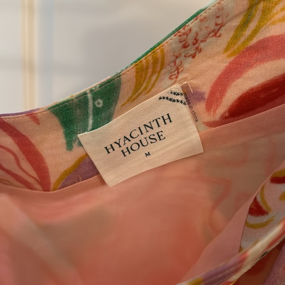 NWT Hyacinth House Multi Abstract Floral One Shoulder Orla Dress, Size Medium - Picture 4 of 4